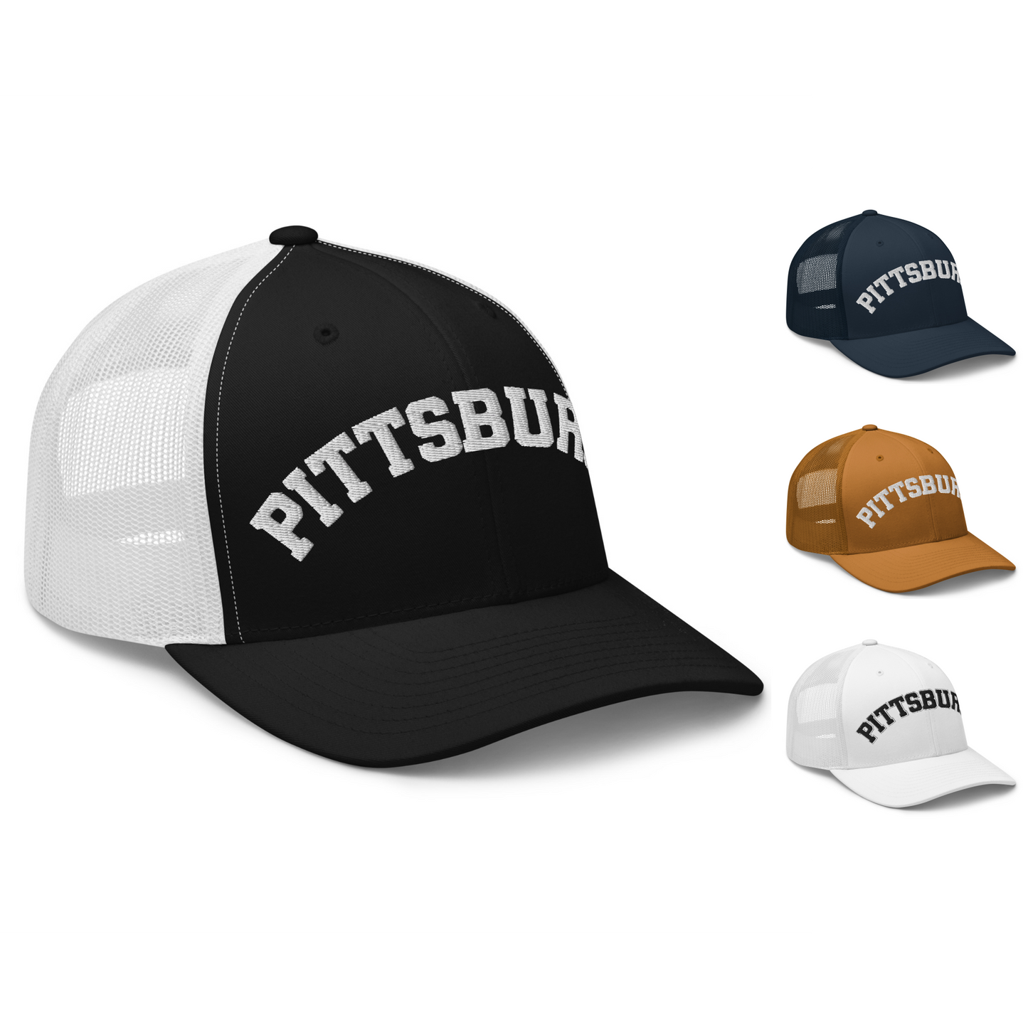 Classic Pittsburgh Arch Vintage Retro Pittsburgh Trucker Hat Cap