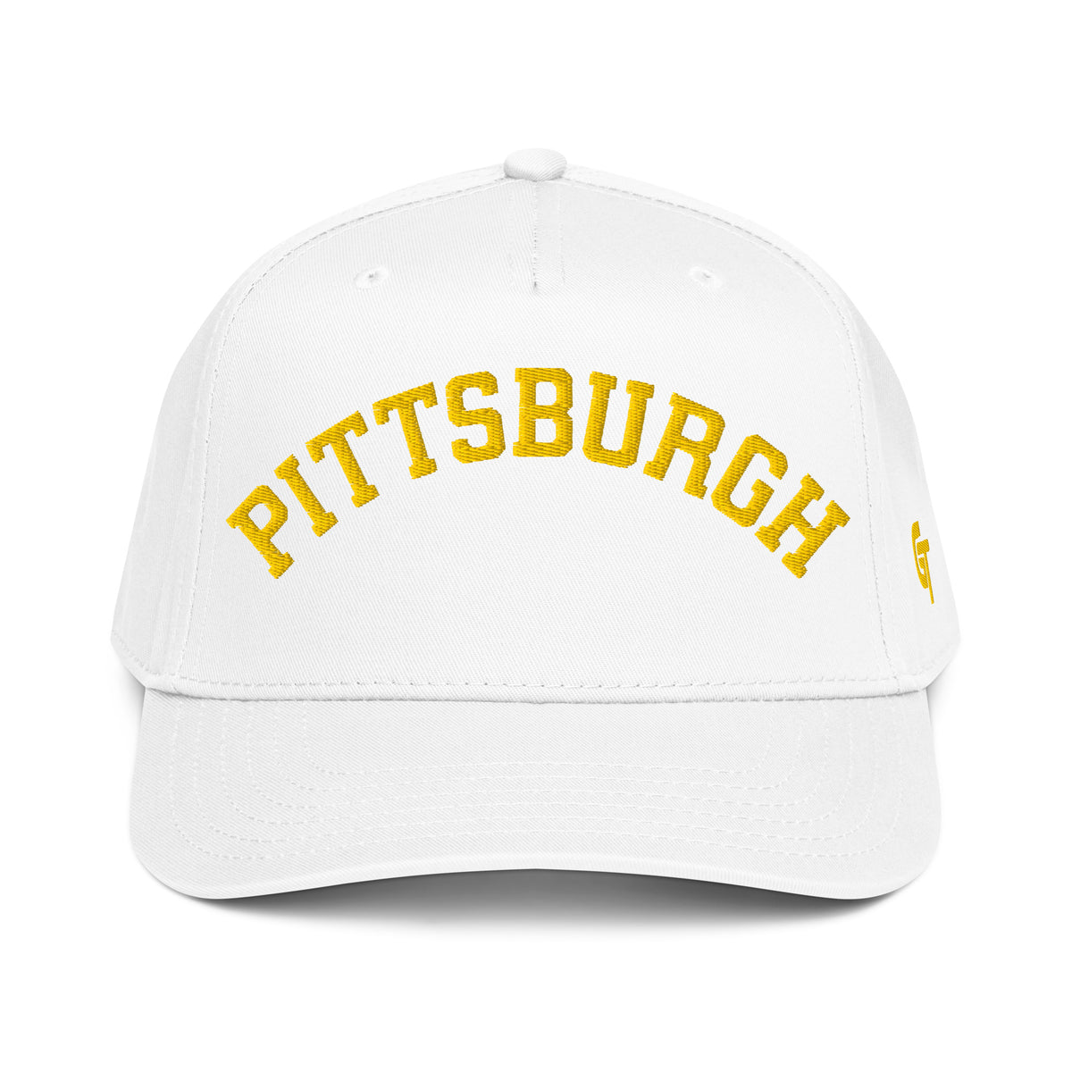 Classic Pittsburgh Snapback Hat Vintage Retro Pittsburgh Arch Cap