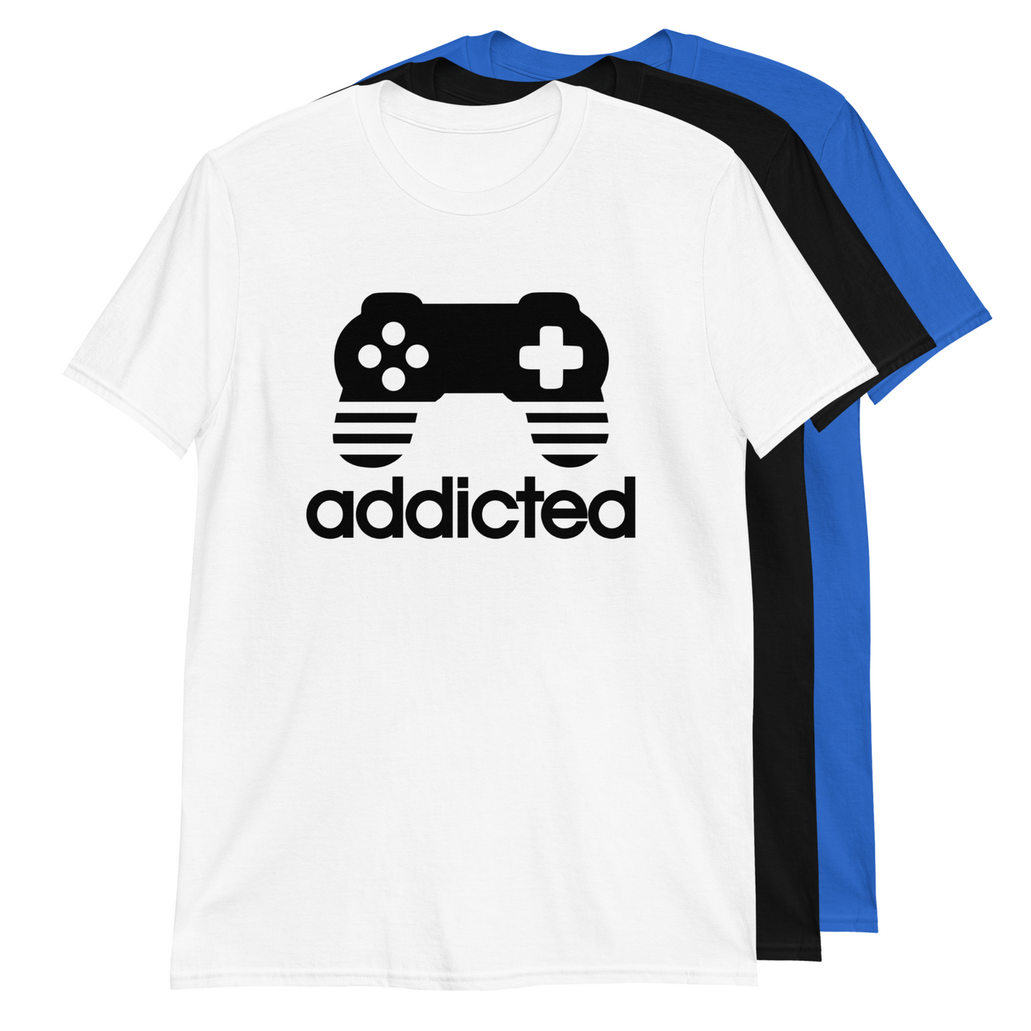 Addicted Video Gamer Game Controller Gaming T-Shirt