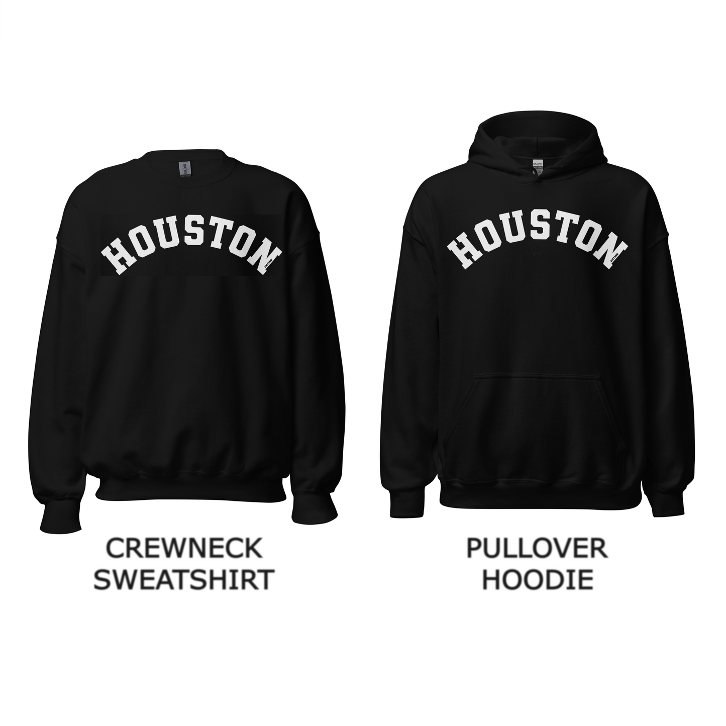 Classic Houston Arch Pullover Retro Houston Hoodie