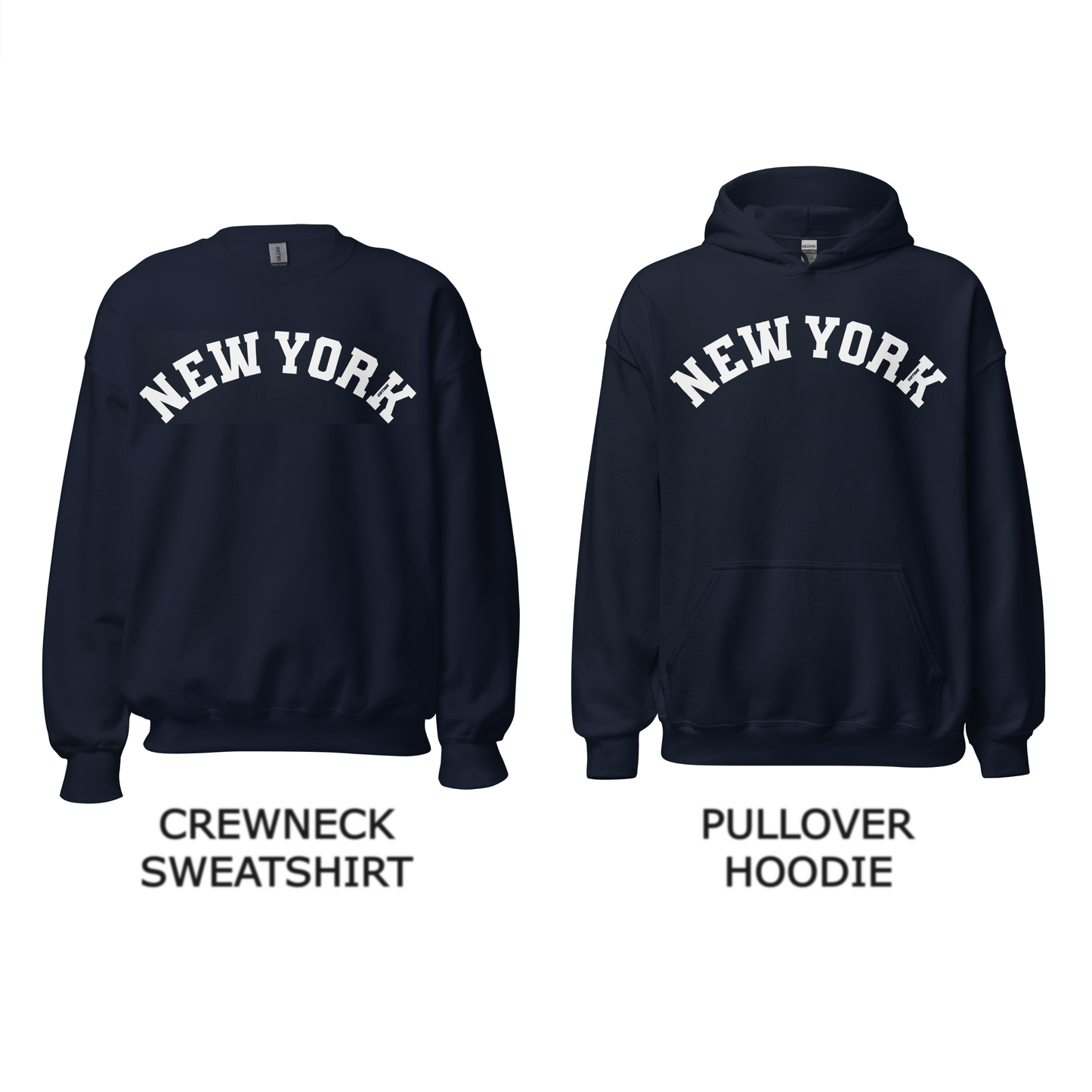 Classic New York Arch Pullover Retro New York Hoodie