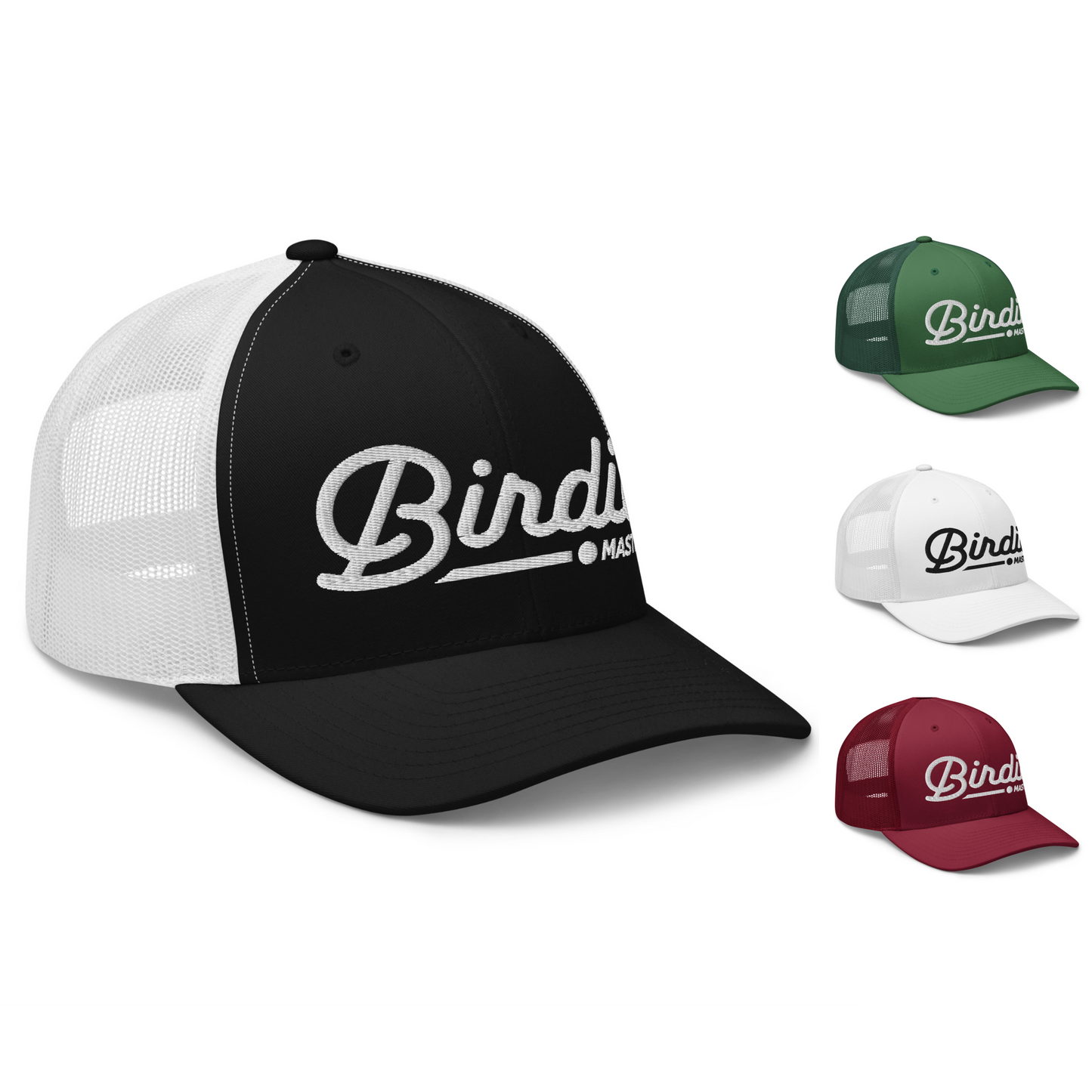 Birdie Master Funny Golf Hat Golfing Mesh Trucker Hat Cap
