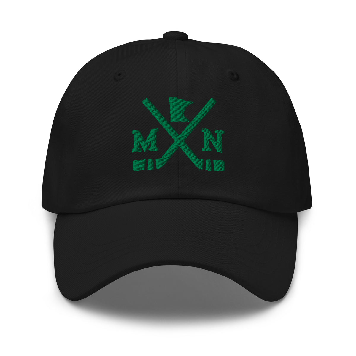 Minnesota Hockey Hat Retro MN Hockey Sticks Dad Cap