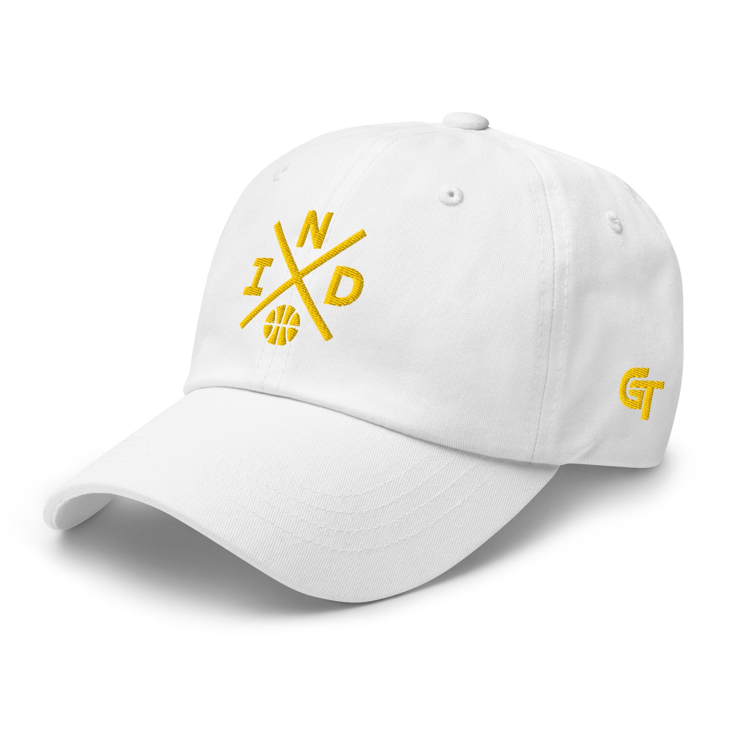 Indiana Basketball Hat Retro IND Basketball Cross Dad Cap