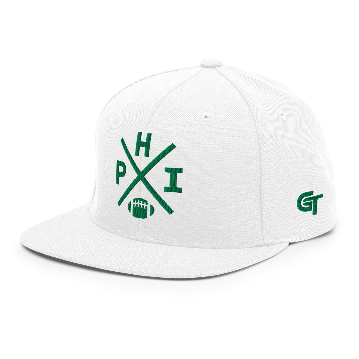 Philadelphia Football Snapback Cap Retro PHI Football Cross Hat