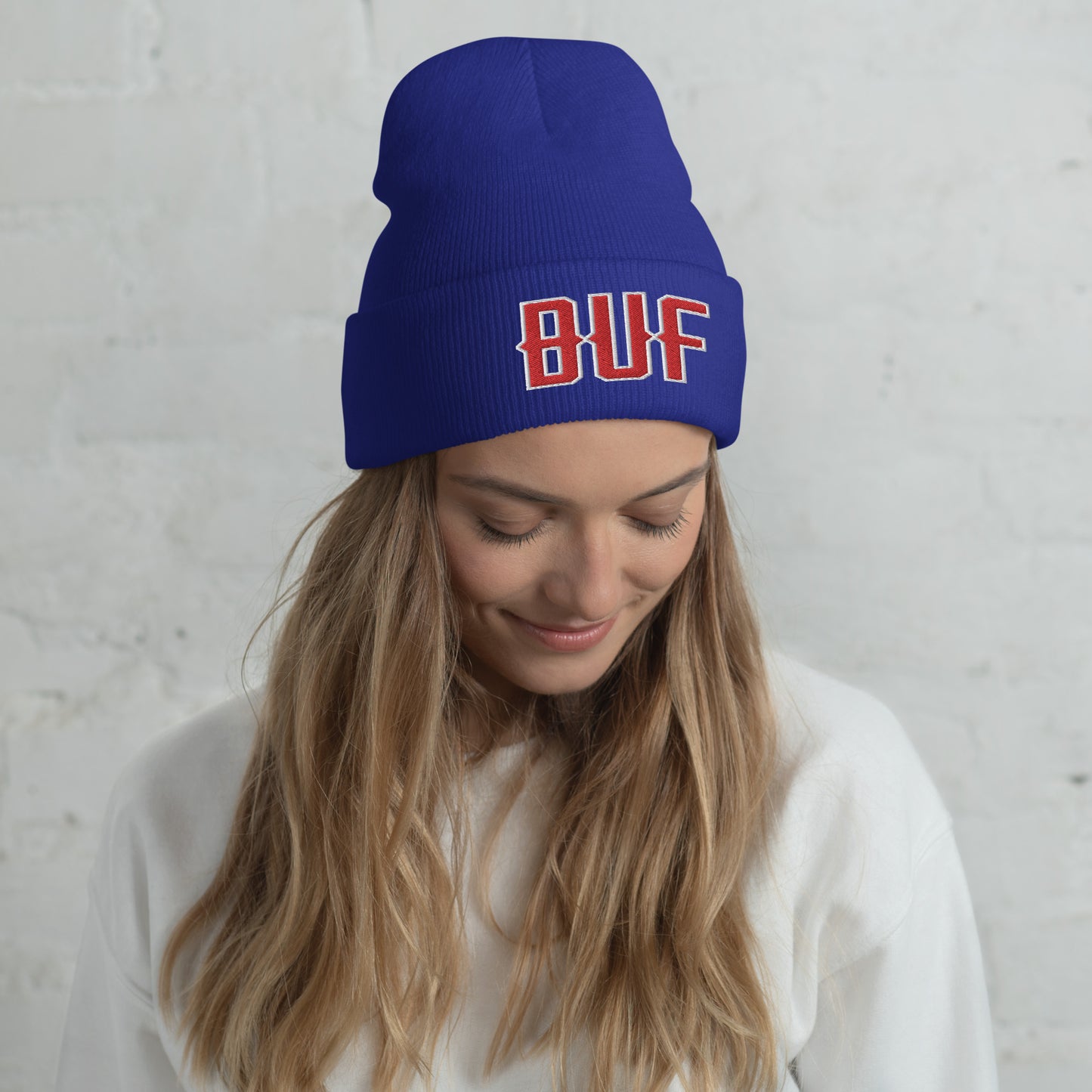 Buffalo Football Retro BUF Winter Beanie Cap Hat