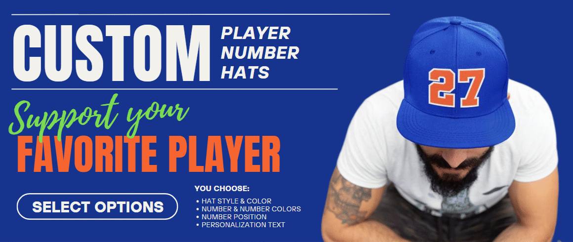 Custom Player Number Hats