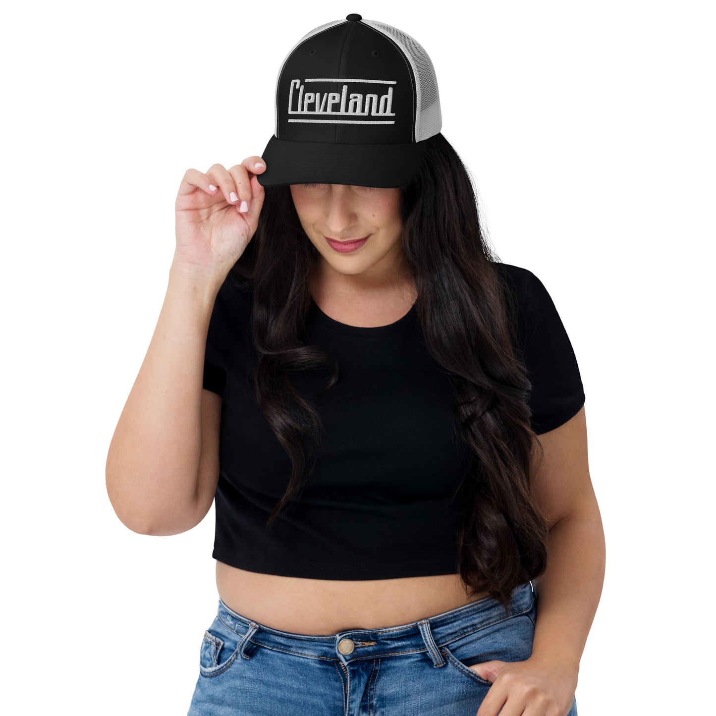 Retro Cleveland Trucker Cap Vintage Cleveland OH Trucker Hat