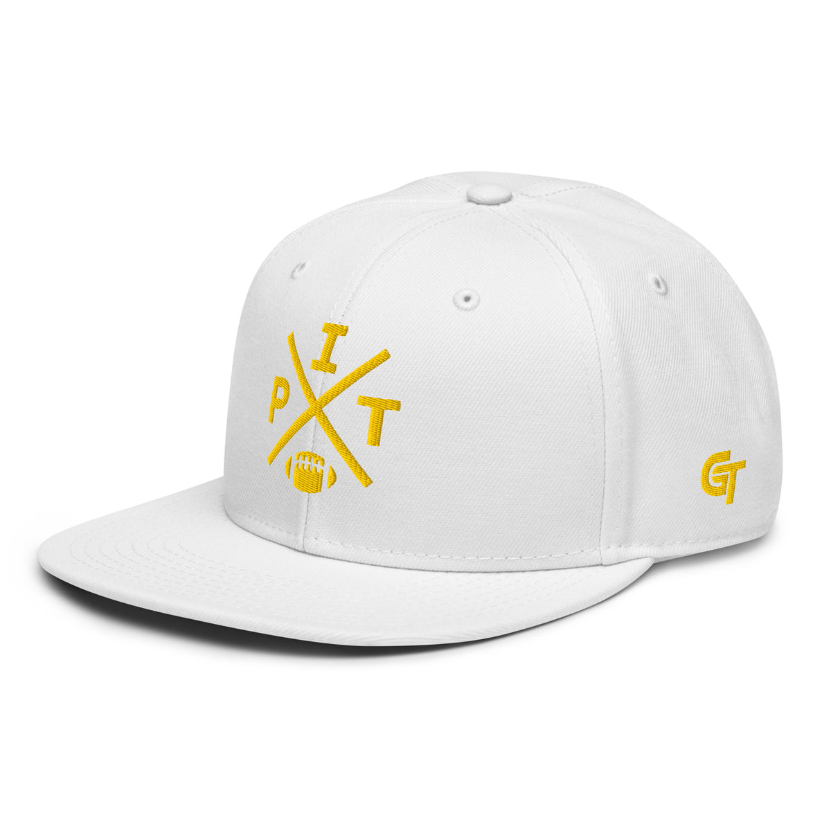 Pittsburgh Football Snapback Cap Retro PIT Football Cross Hat