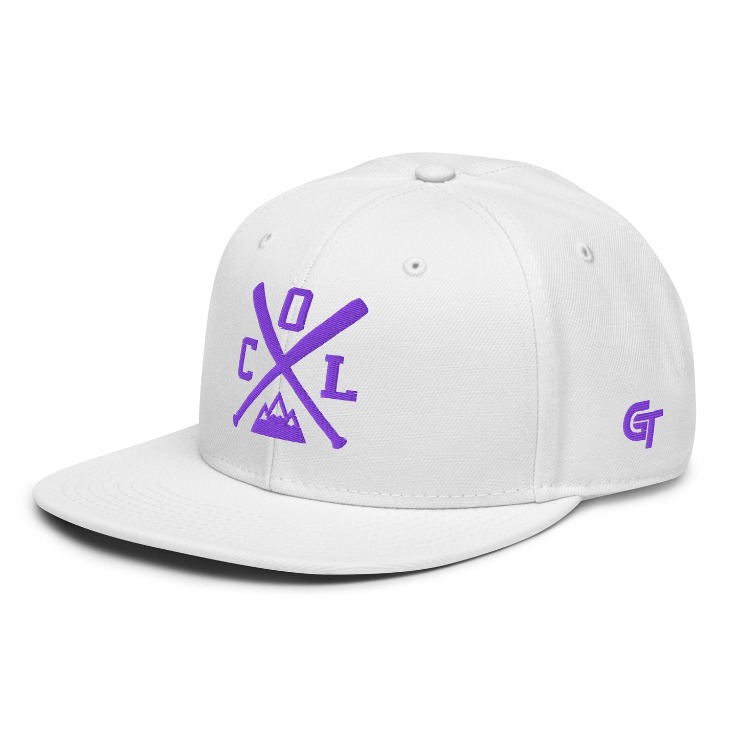 Colorado Baseball Snapback Cap Retro COL Baseball Bats Hat