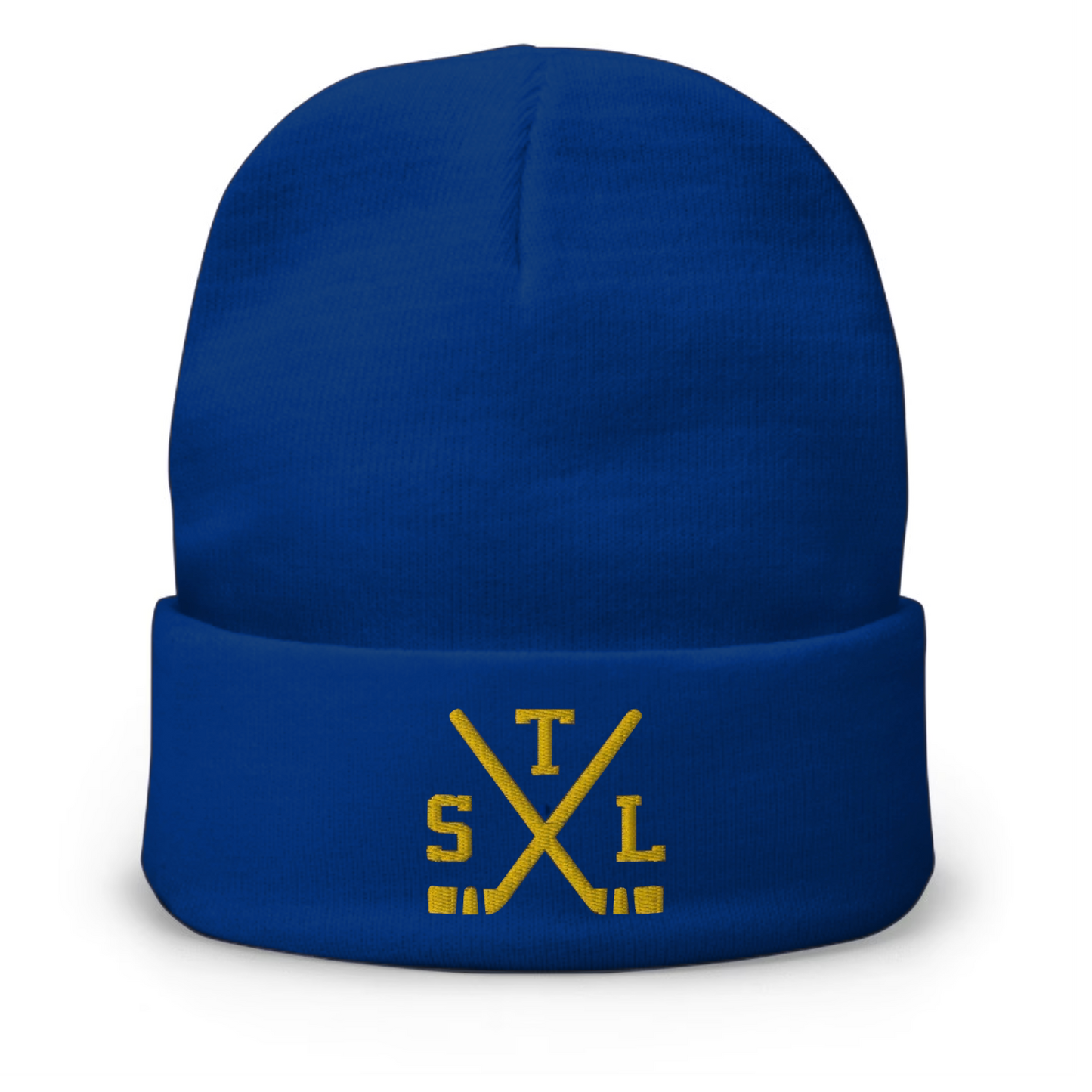 St. Louis Hockey Sticks Retro STL Winter Beanie Cap Hat
