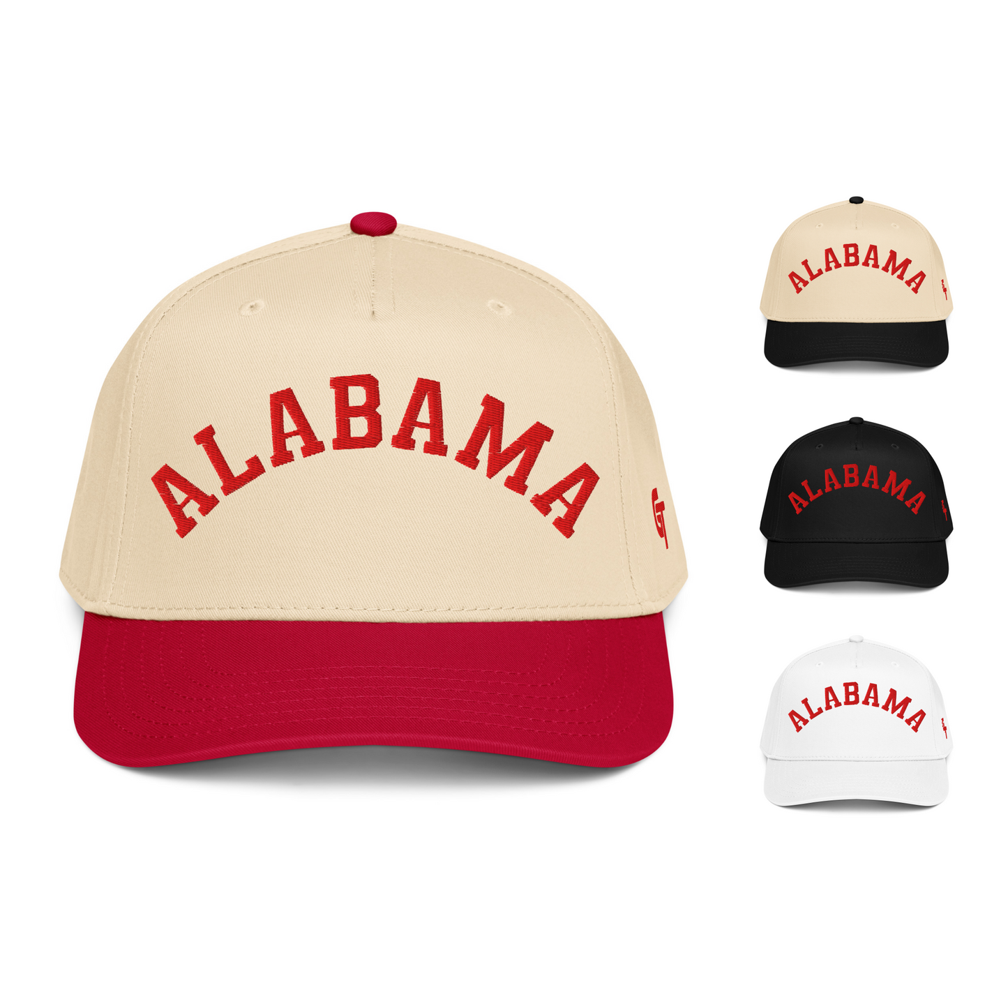 Classic Alabama Snapback Hat Vintage Retro Alabama Arch Cap