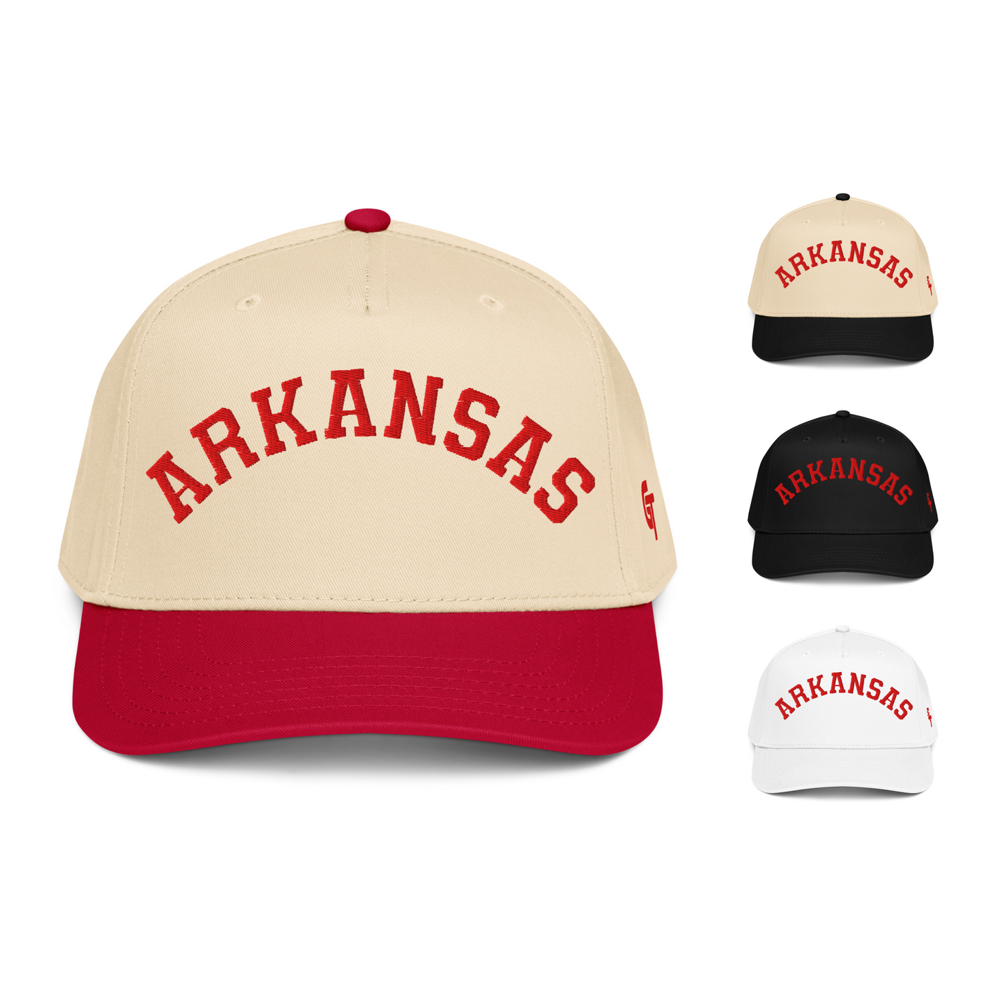 Classic Arkansas Snapback Hat Vintage Retro Arkansas Arch Cap
