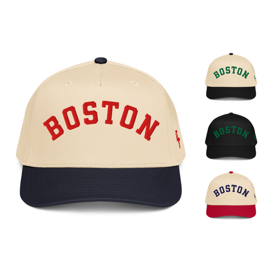 Classic Boston Arch Vintage Retro Baseball Cap Snapback Hat