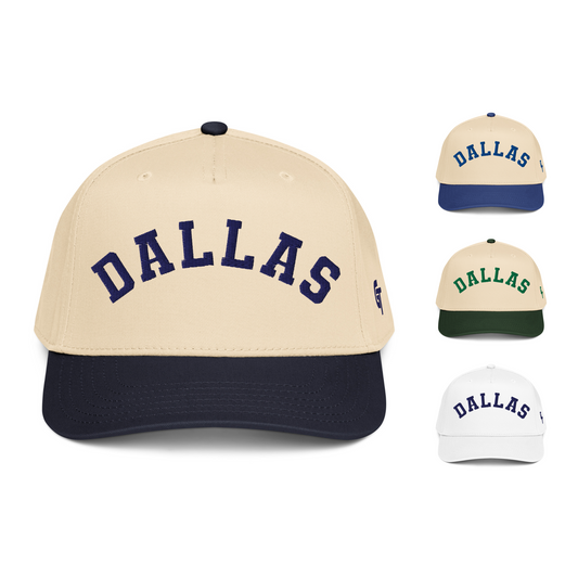 Classic Dallas Snapback Hat Vintage Retro Dallas Arch Cap