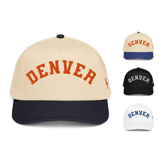 Classic Denver Arch Vintage Retro Baseball Cap Snapback Hat