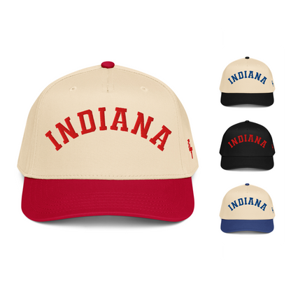 Classic Indiana Arch Retro University Baseball Cap Snapback Hat