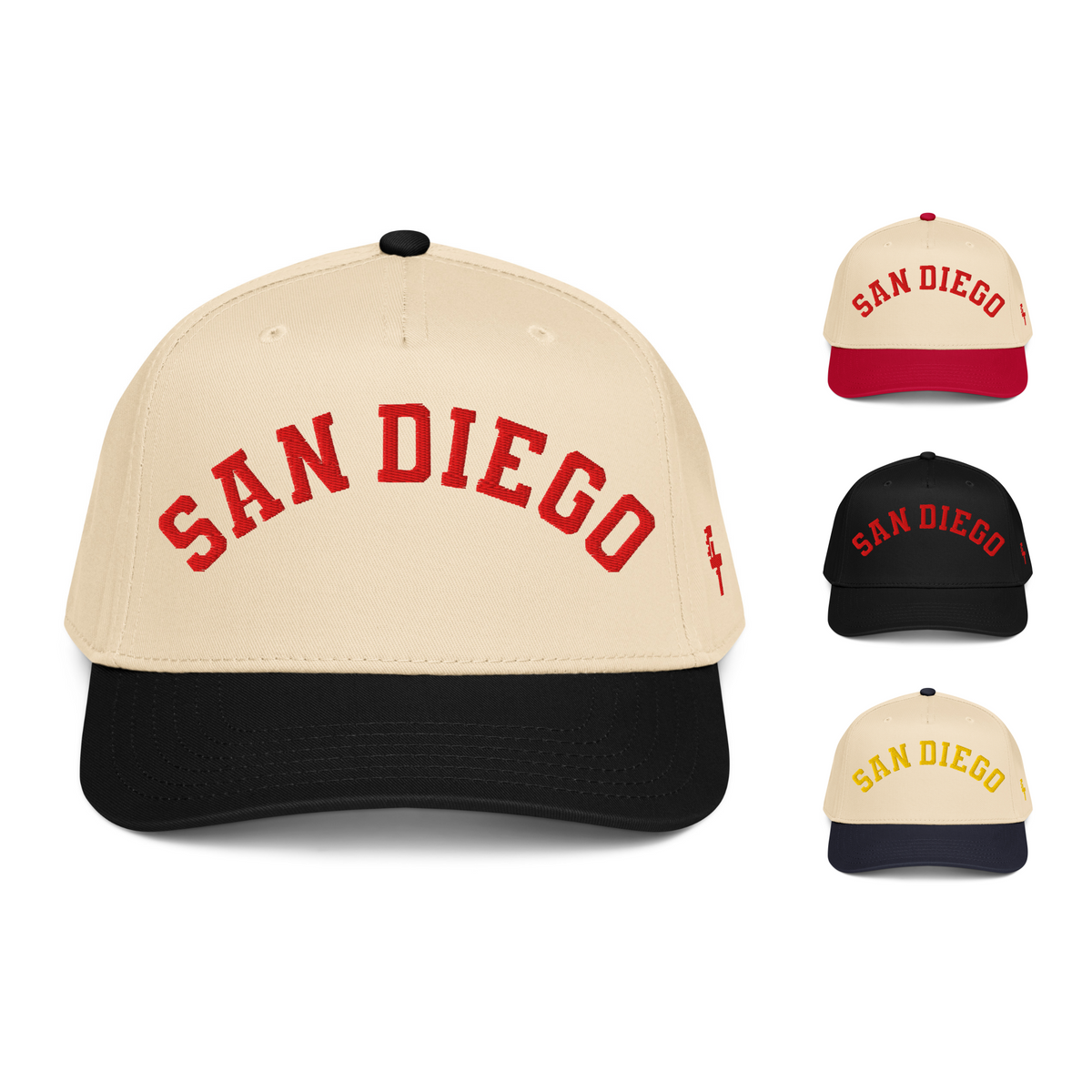Classic San Diego Snapback Hat Vintage Retro San Diego Arch Cap
