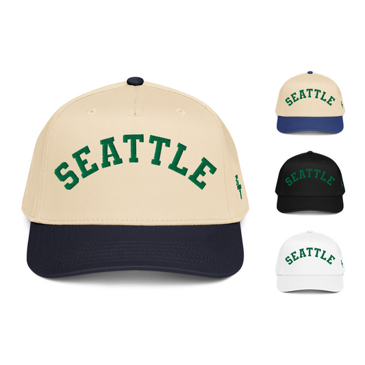 Classic Seattle Arch Vintage Retro Baseball Cap Snapback Hat
