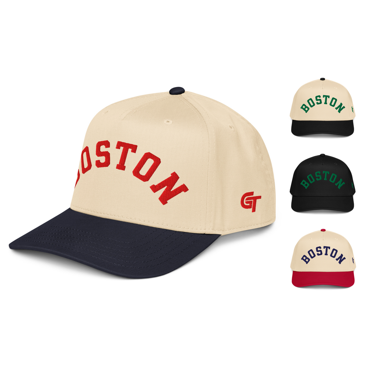 Classic Boston Snapback Hat Vintage Retro Boston Arch Cap