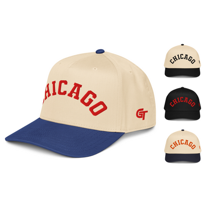 Classic Chicago Snapback Hat Vintage Retro Chicago Arch Cap