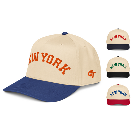 Classic New York Snapback Hat Vintage Retro New York Arch Cap