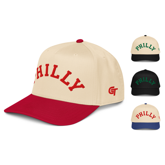Classic Philadelphia Snapback Hat Vintage Retro Philly Arch Cap