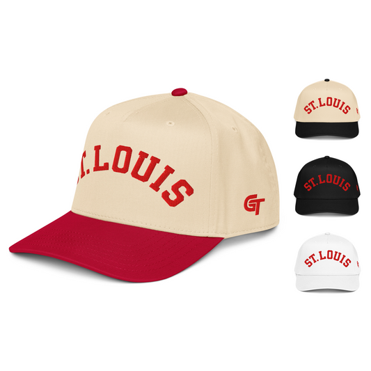 Classic St. Louis Snapback Hat Vintage Retro St. Louis Arch Cap