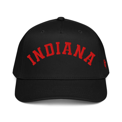 Classic Indiana Snapback Hat Vintage Retro Indiana Arch Cap