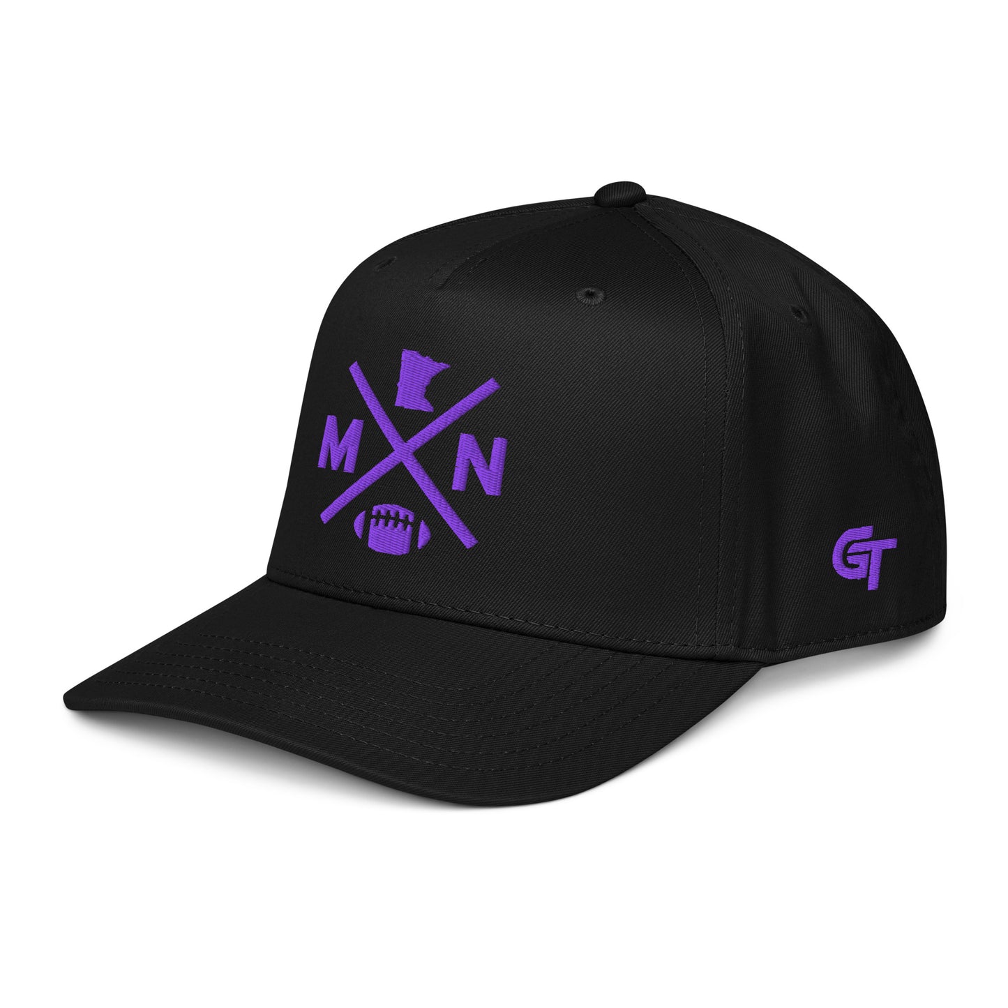 Minnesota Football Snapback Cap Classic MN Football Cross Hat