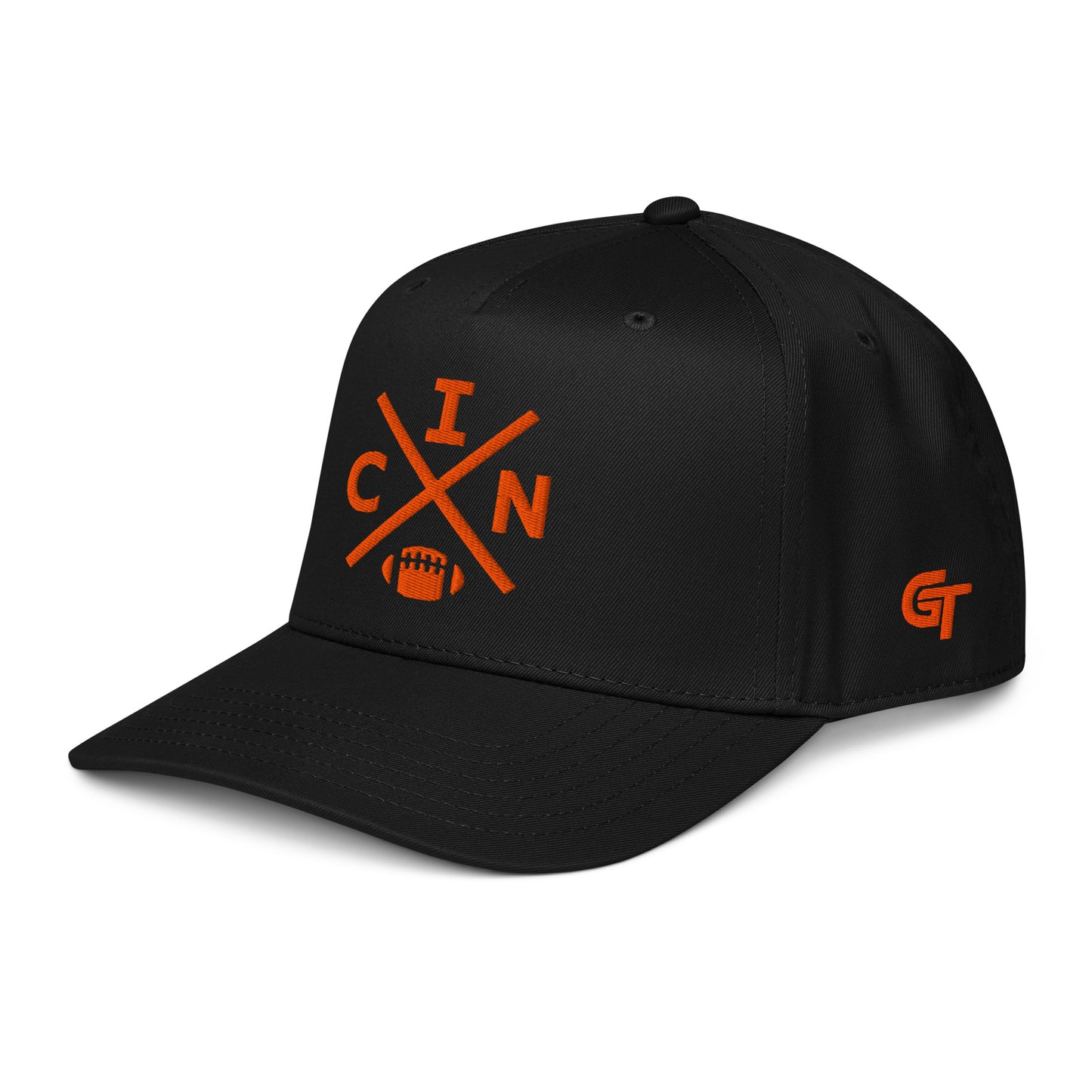 Cincinnati Football Snapback Cap Classic CIN Football Cross Hat