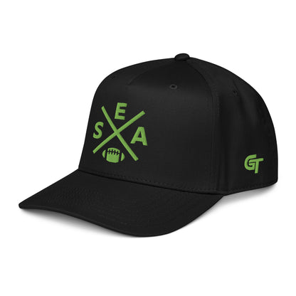 Seattle Football Snapback Cap Classic SEA Football Cross Hat