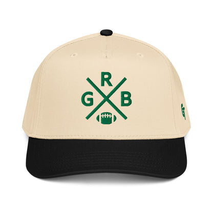 Green Bay Football Snapback Cap Classic GRB Football Cross Hat