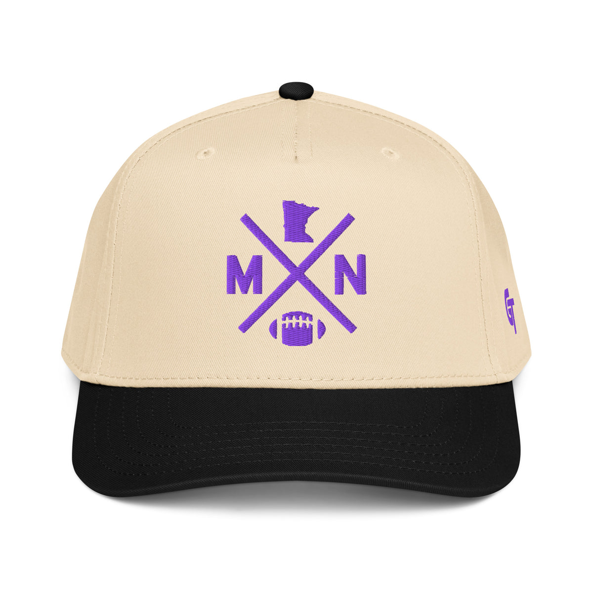 Minnesota Football Snapback Cap Classic MN Football Cross Hat