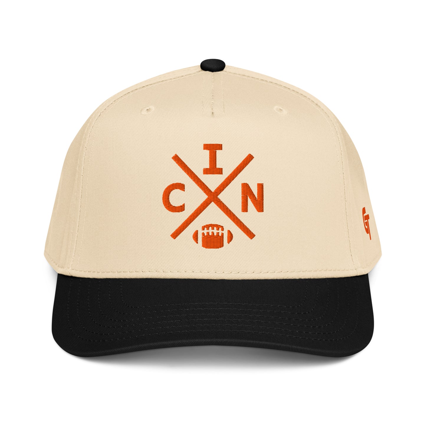 Cincinnati Football Snapback Cap Classic CIN Football Cross Hat