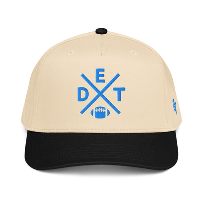 Detroit Football Snapback Cap Classic DET Football Cross Hat