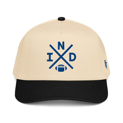 Indianapolis Football Snapback Cap Classic IND Football Cross Hat