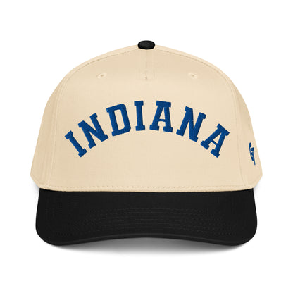 Classic Indiana Snapback Hat Vintage Retro Indiana Arch Cap