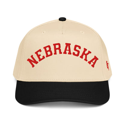 Classic Nebraska Snapback Hat Vintage Retro Nebraska Arch Cap