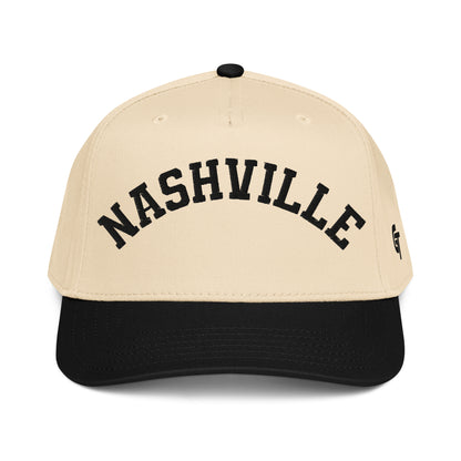 Classic Nashville Snapback Hat Vintage Retro Nashville Arch Cap