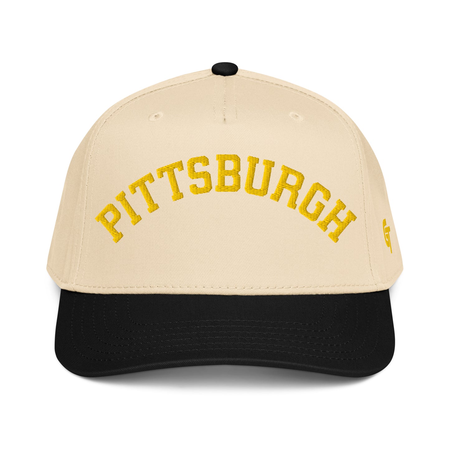 Classic Pittsburgh Snapback Hat Vintage Retro Pittsburgh Arch Cap