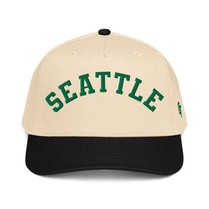 Classic Seattle Snapback Hat Vintage Retro Seattle Arch Cap
