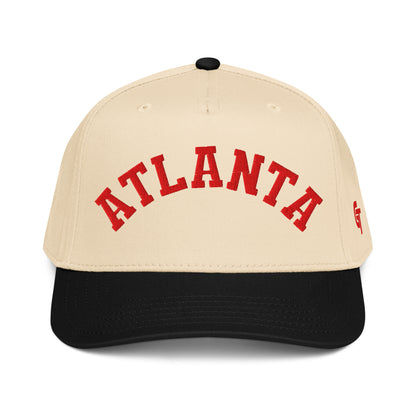 Classic Atlanta Snapback Hat Vintage Retro Atlanta Arch Cap