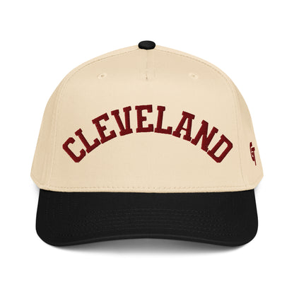 Classic Cleveland Snapback Hat Vintage Retro Cleveland Arch Cap