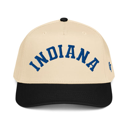 Classic Indiana Snapback Hat Vintage Retro Indiana Arch Cap