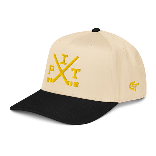 Pittsburgh Hockey Snapback Cap Classic PIT Hockey Sticks Hat