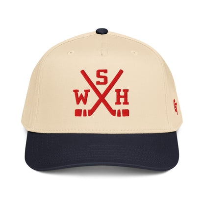 Washington Hockey Snapback Cap Classic WSH Hockey Sticks Hat