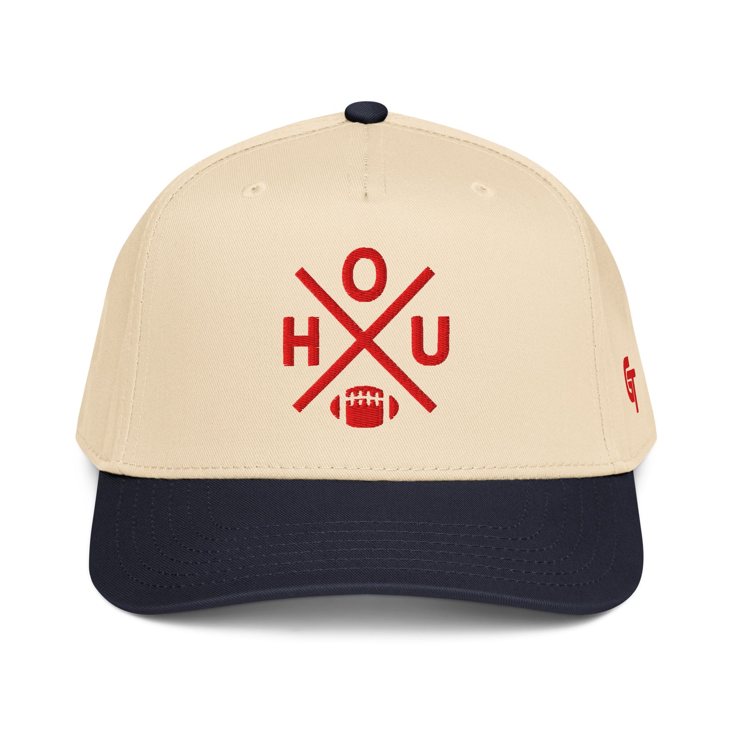 Houston Football Snapback Cap Classic HOU Football Cross Hat