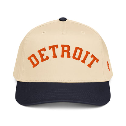 Classic Detroit Snapback Hat Vintage Retro Detroit Arch Cap