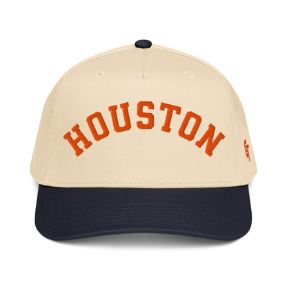Classic Houston Snapback Hat Vintage Retro Houston Arch Cap